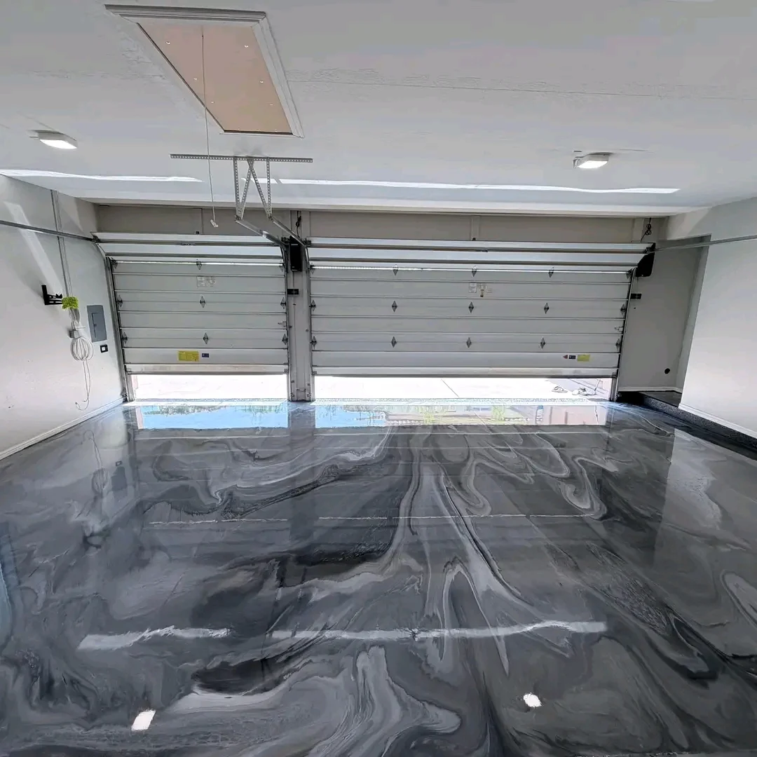 Epoxy garage floor